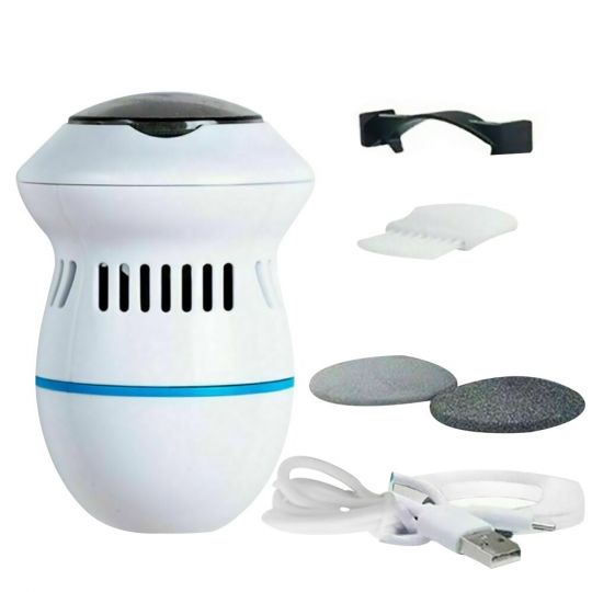 Round Electric Foot File Grinder Pedi Vac