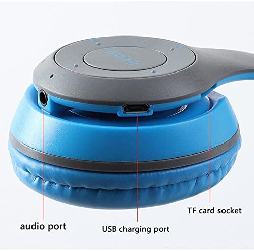 P47 Multifunctional Wireless Foldable Over Ear Headphone (Blue, Green, White, Red, Black)