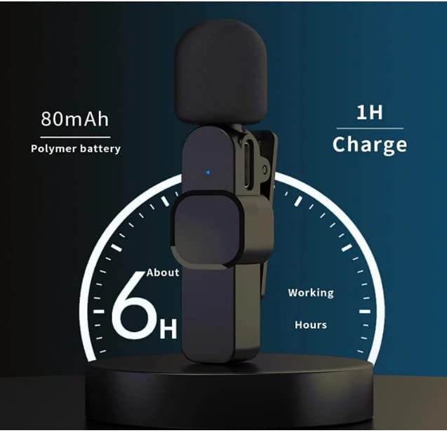 K8 Wireless Plug and Play Type C Caller Mic Supported Android/iOS Microphone