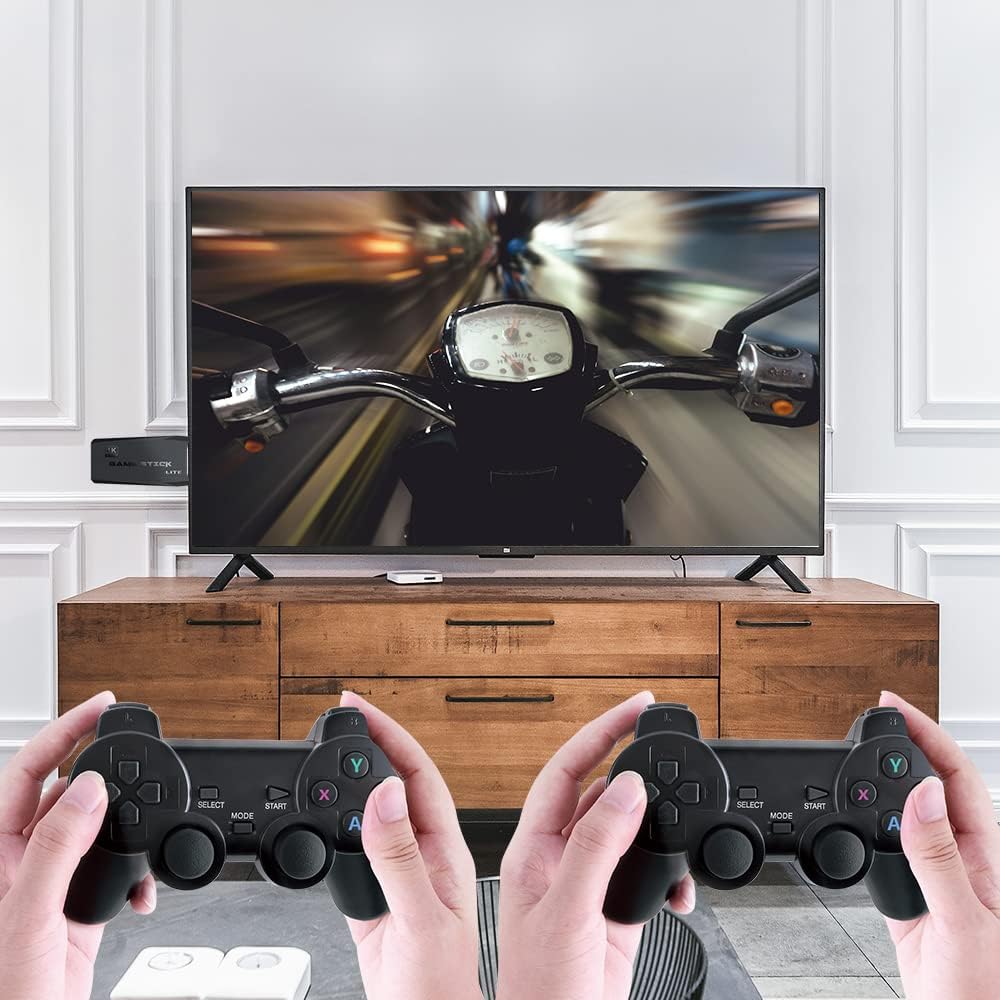 Video Game Console, Built-in 3500+ Games, Retro handheld Game Console, 4K High Definition HDMI Output for TV with Dual 2.4G Wireless Controllers For Kids Gift