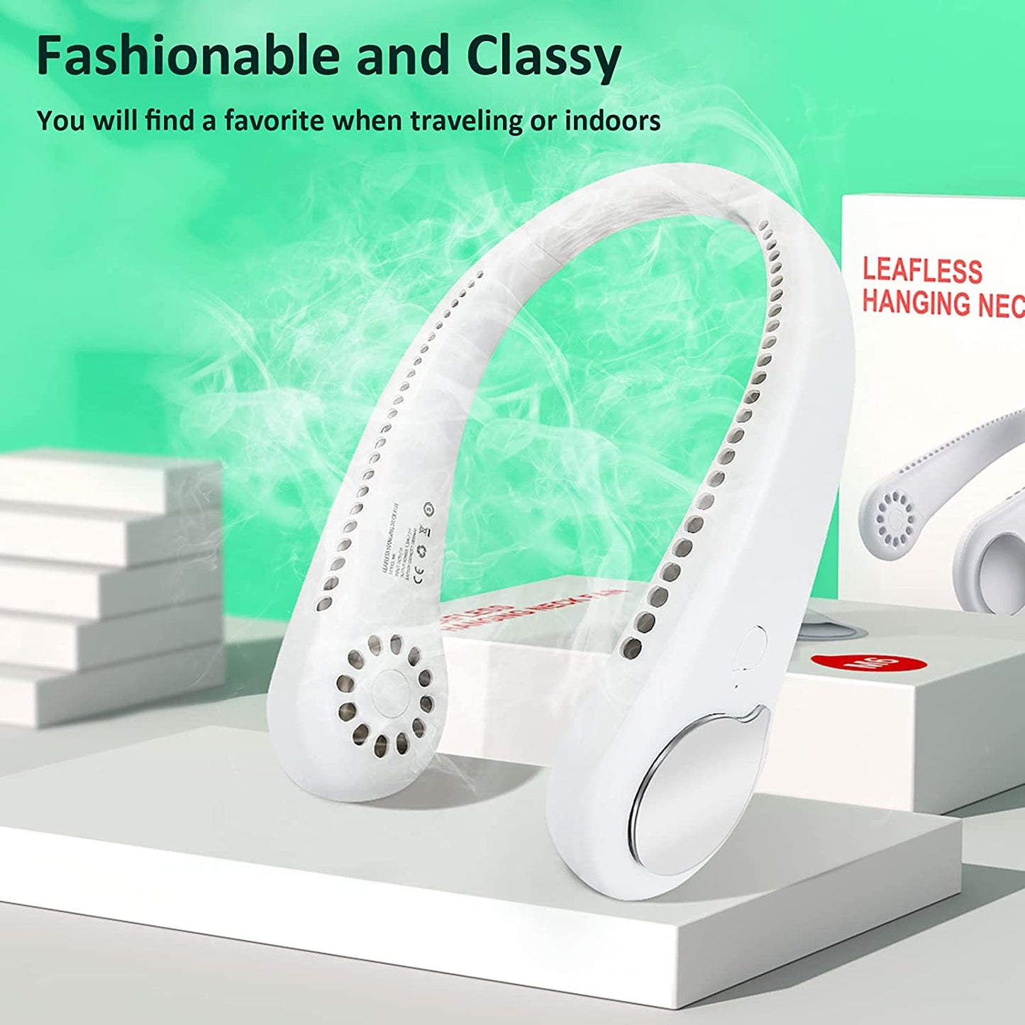 Neck Fan Arctic Air 3-Speed Rechargeable