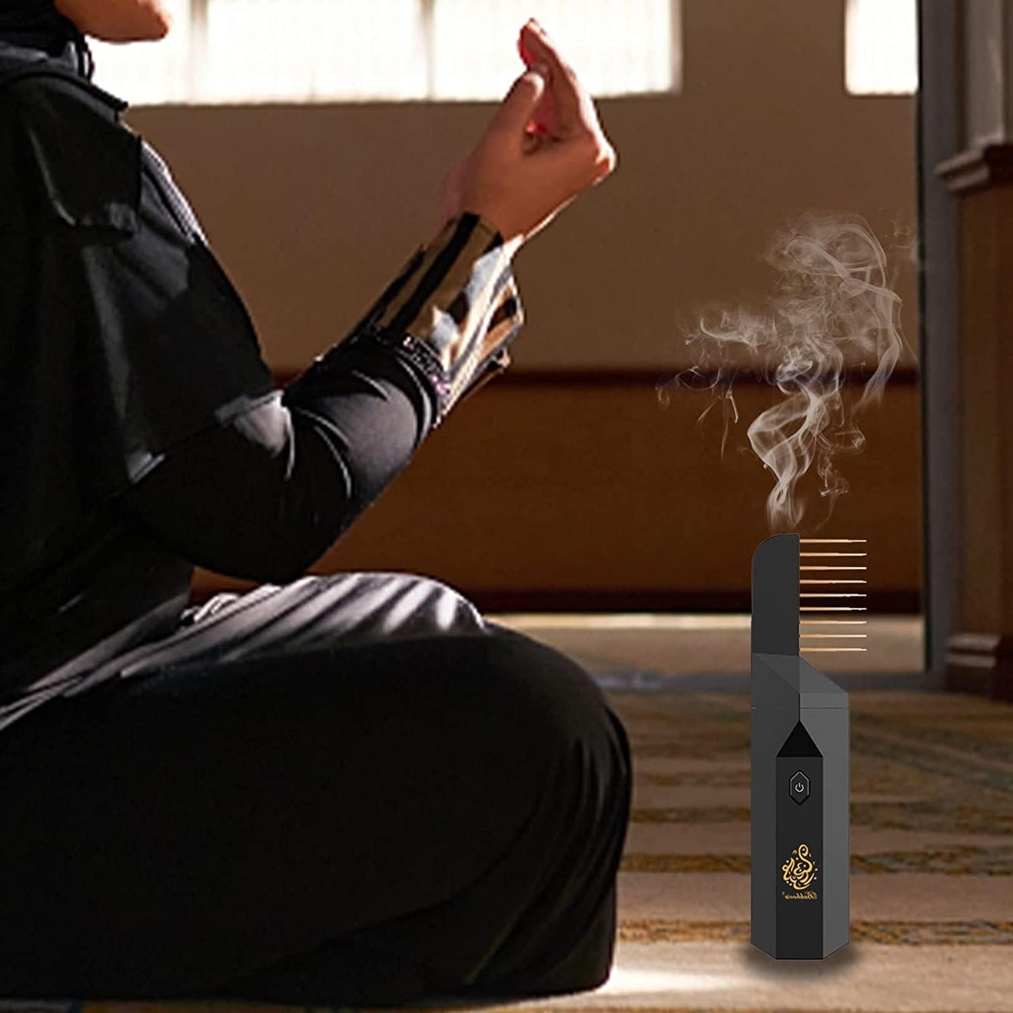 Electric Incense Burner Arabic Incense Burner Dukhni Comb Arabic Incense Burner Portable USB Rechargeable