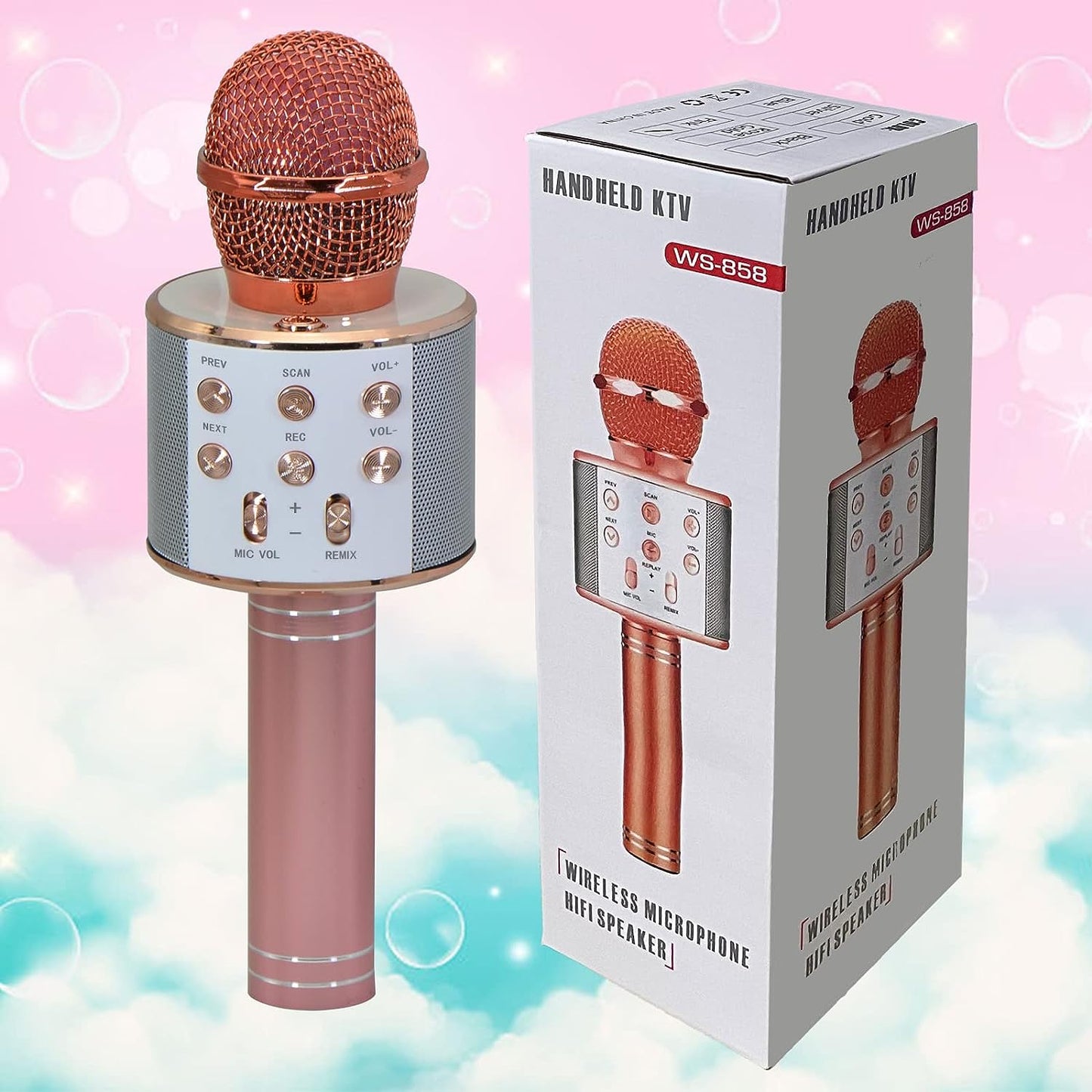 Karaoke Microphone for Singing- Bluetooth