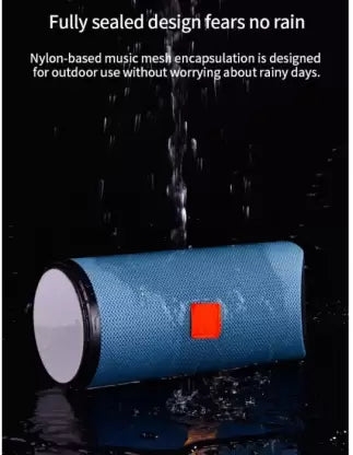 JOCOBOO Super bass splashproof wireless bluetooth speaker for Mobile/Tablet/Laptop Support Memory Card/aux Cable/tf Card 10 W Bluetooth Speaker (Blue, Stereo Channel)