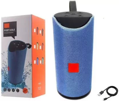 JOCOBOO Super bass splashproof wireless bluetooth speaker for Mobile/Tablet/Laptop Support Memory Card/aux Cable/tf Card 10 W Bluetooth Speaker (Blue, Stereo Channel)
