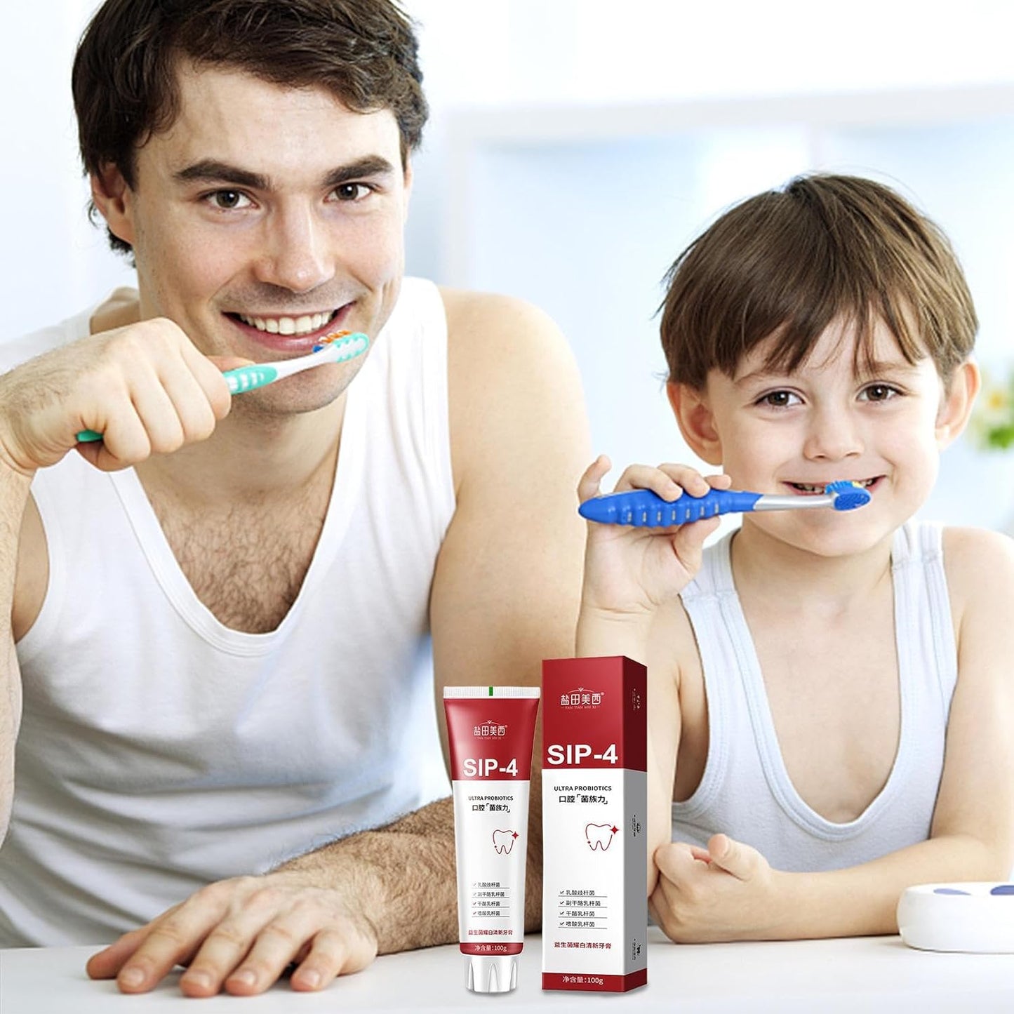 Sp-4 Probiotic Toothpaste, Freshen Breath, Teeth Whiten Toothpaste