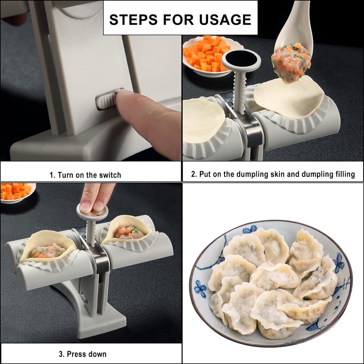 Dumpling Maker Machine, Folding Press Mold, Home Kitchen Tool