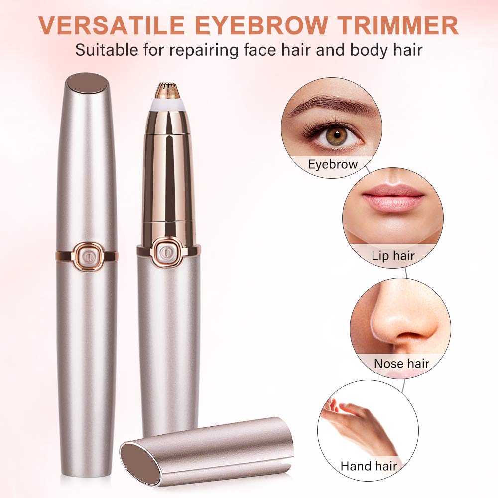 Painless Eyebrow Hair Trimmer (Rechargable)