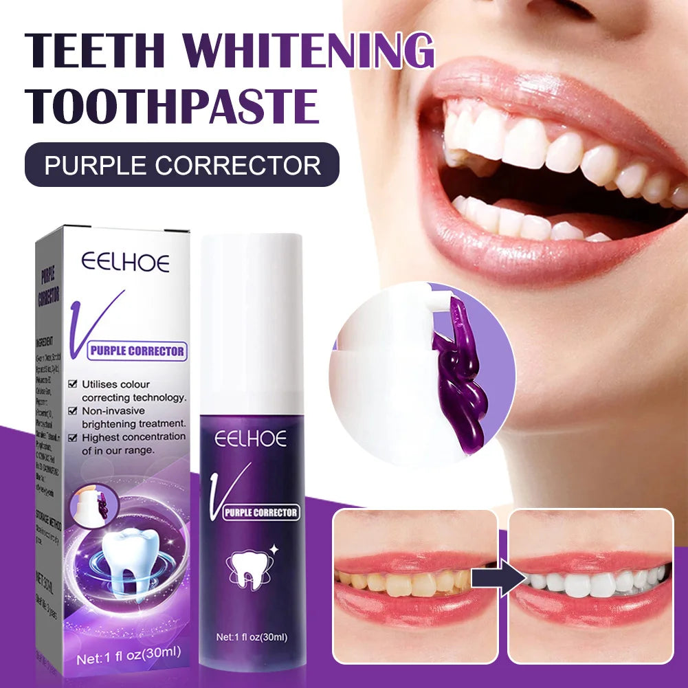 Teeth Whitening, Stains Removal, Tooth Cleaning Brightening Toothpaste