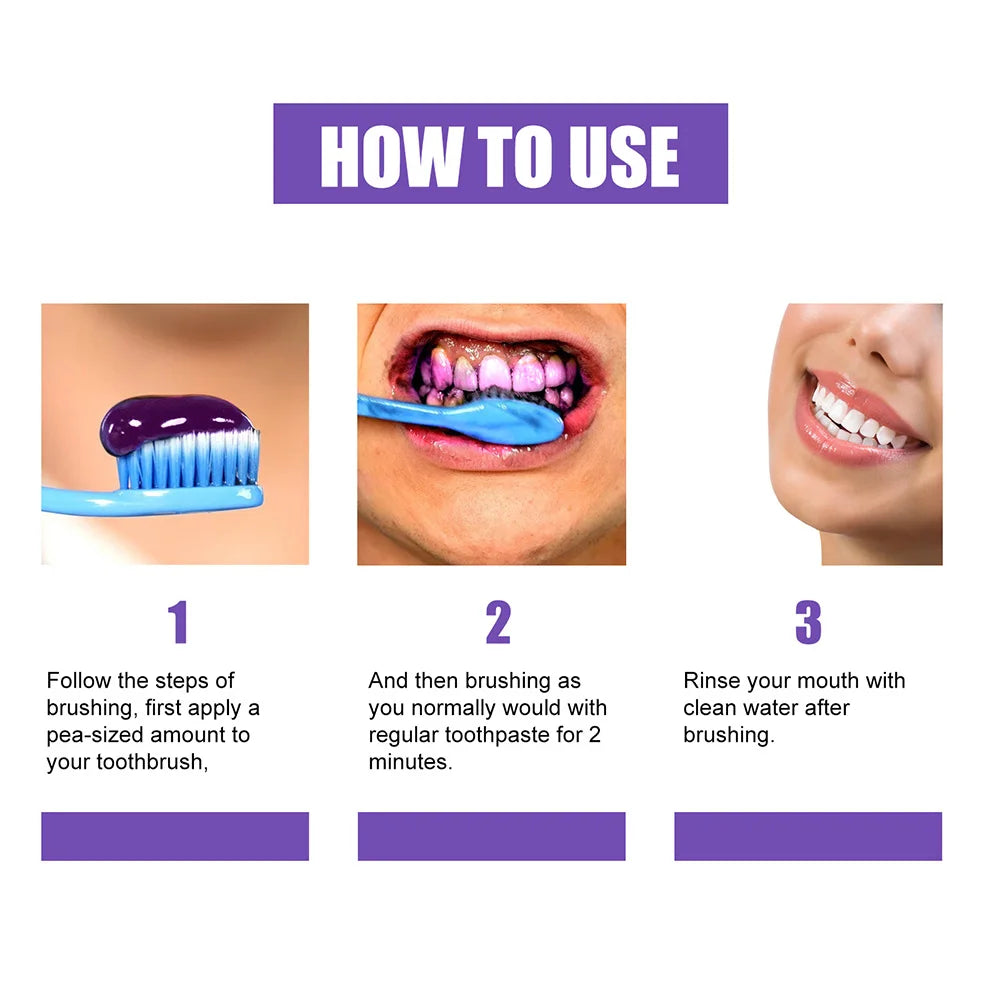 Teeth Whitening, Stains Removal, Tooth Cleaning Brightening Toothpaste