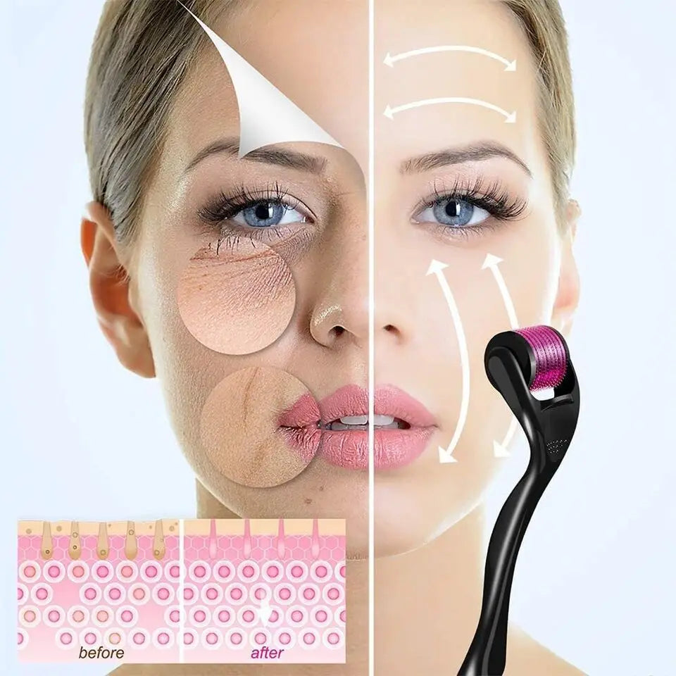 ديرما رولر لنمو الشعر واللحية