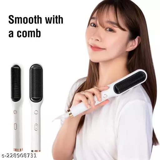 Hair Straightener + Curler Comb