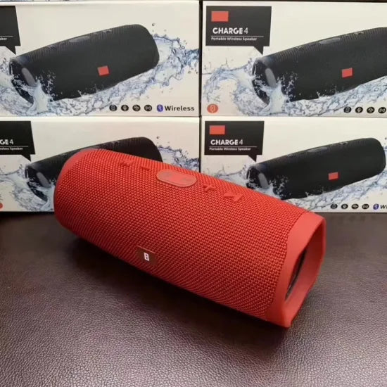 Charge 4 Portable Bluetooth Speaker (Red)