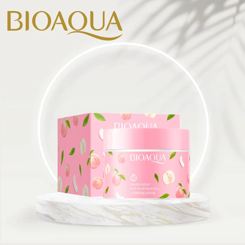 Bioaqua Peach Extract Fruit Acid Exfoliating Face Gel Cream 140g