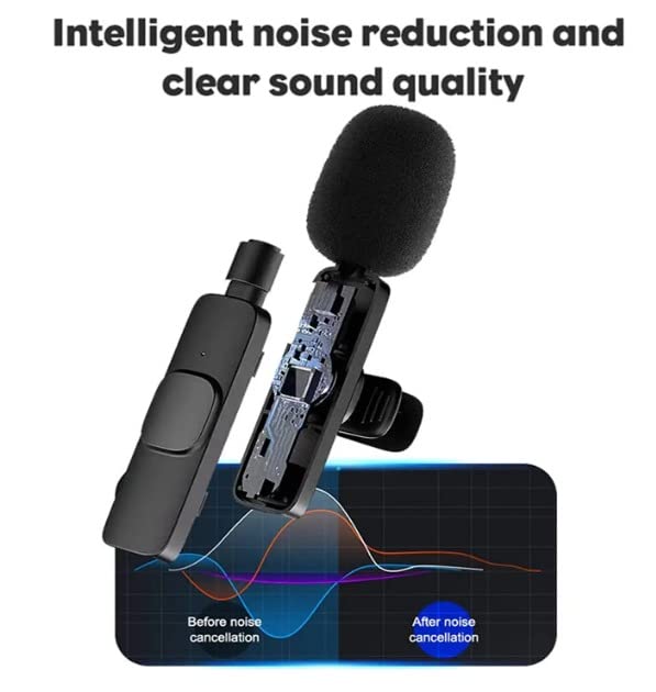 K8 Wireless Plug and Play Type C Caller Mic Supported Android/iOS Microphone