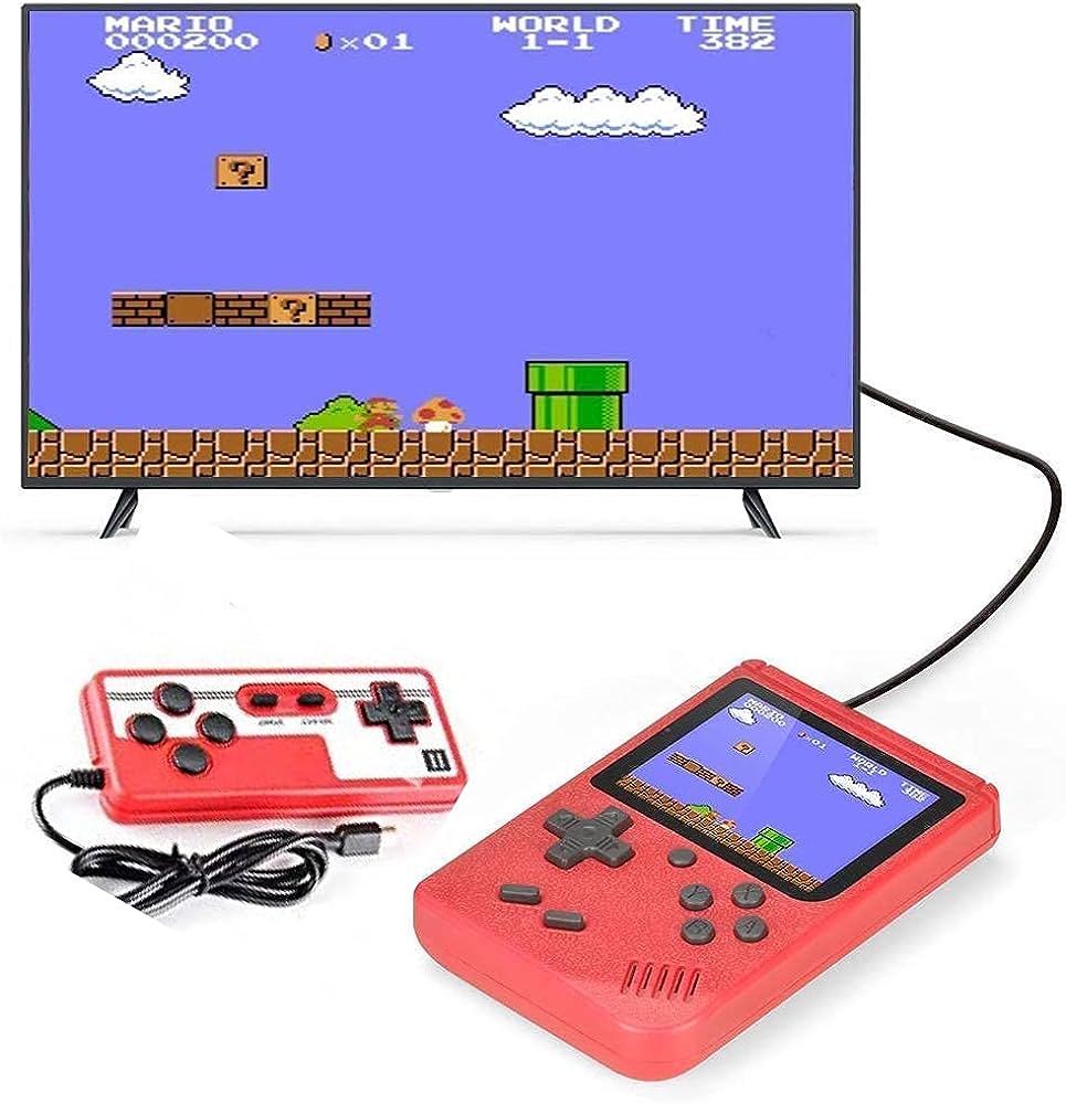 Sup Handheld Game Console, Built-in 400 Games, with 3.0 Inch LCD Display.